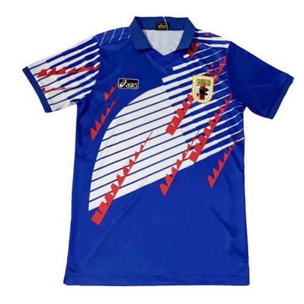 Heimtrikot Thailand Japan Retro 1994 Blau Günstige Fußballtrikots